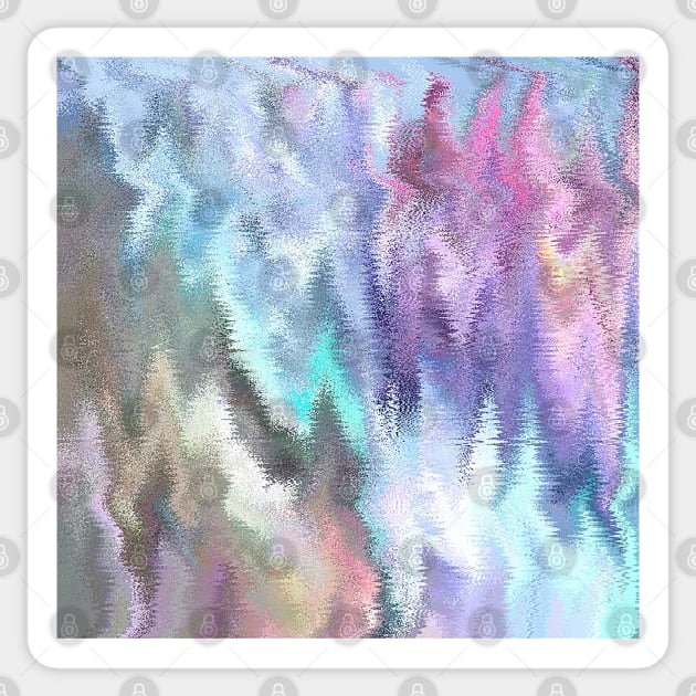 Vibrating Glitch Pastels Sticker by BlakCircleGirl